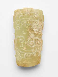 龍の形をしたペンダント(pei) 作： Western Zhou Dynasty Chinese School