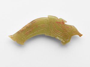 鳥の形のペンダント、紀元前1050年〜950年頃 作： Western Zhou Dynasty Chinese School