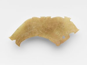 鳥の形のペンダント、ペアの1つ、紀元前1050年〜950年頃 作： Western Zhou Dynasty Chinese School