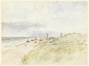 オランダ、カティヴィの海岸 作： Whitney Warren Jr.