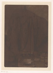 Beeld van de boeddha Avukana bij Kekirawa op Sri Lanka Het gebed (原題) 作： Wijnand Otto Jan Nieuwenkamp (signed by artist)