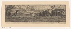 サントポールト近くの農場 (原題) 作： Wijnand Otto Jan Nieuwenkamp (signed by artist)