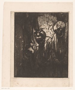 カタコンベ、パレルモ (オブジェクトの元のタイトル) 作： Wijnand Otto Jan Nieuwenkamp (signed by artist)