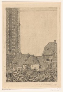 アメルスフォールトの Onze-Lieve-Vrouwetoren 近くの家 塔のふもとで（原題）