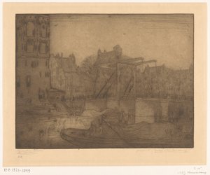 モンテルバーンストーレン、アムステルダム (原題) 作： Wijnand Otto Jan Nieuwenkamp (signed by artist)