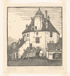 ハーデルワイクのヴィスポールト ヴィシュプールチェ、ハーデルウェイク (原題) 作： Wijnand Otto Jan Nieuwenkamp (signed by artist)