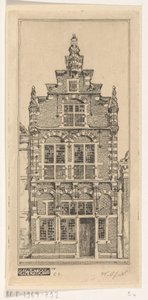 エダムス博物館のファサード エダム博物館のファサード（原題） 作： Wijnand Otto Jan Nieuwenkamp (signed by artist)