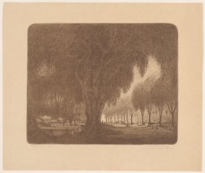 Weltevreden (オブジェクトの元のタイトル) 作： Wijnand Otto Jan Nieuwenkamp (signed by artist)
