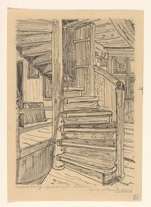 ホールンのウェストフリース博物館の螺旋階段 作： Wijnand Otto Jan Nieuwenkamp (signed by artist)