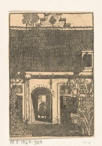 ハールレムの Brouwershof ハールレムのホーフィエ (原題) 作： Wijnand Otto Jan Nieuwenkamp