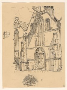 ホールンのノールダーケルクの西側ファサード 作： Wijnand Otto Jan Nieuwenkamp