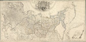 41 の政府に分割されたロシア帝国の地図、1796 年。 作： Wilbrecht