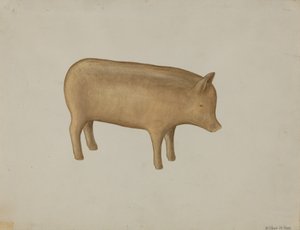 木の豚、19351942年。 作： Wilbur M Rice