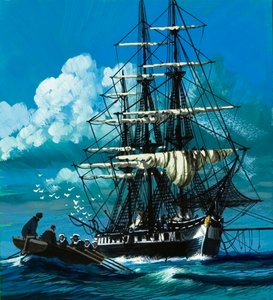 1870年代のチャレンジャー探検隊 作： ウィルフ (20 世紀) ハーディ