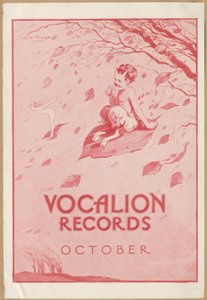 ボーカリオン・レコードの会報、1920年代 作： Wilfred Fryer, Curtis Advertising Agency