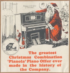 エオリアン カンパニー ピアノラス、1920 年代 作： Wilfred Fryer