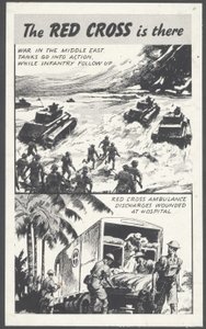 赤十字社の戦時広告（1940年代 作： Wilfred Fryer