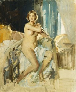 鏡の勉強 作： Wilfred Gabriel de Glehn