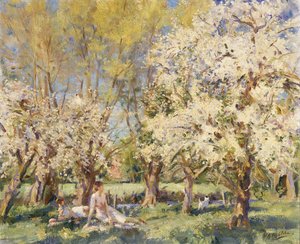 5月の陽気な月 作： Wilfred Gabriel de Glehn