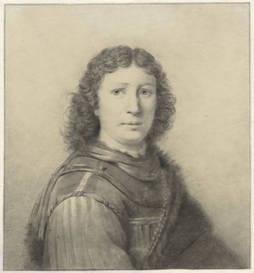 肖像画, の, a, 若者, ∥で∥, 首, 山, そして, 鎖 作： Wilhelm Adrian Netscher