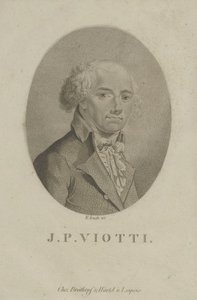 作曲家ジョヴァンニ・バッティスタ・ヴィオッティ1755-1824の肖像、c。 1800。 作： Wilhelm Arndt