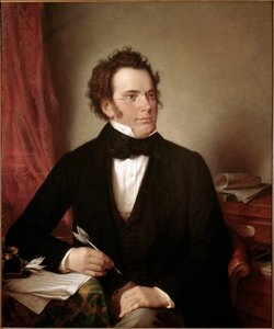 フランツ・ペーター・シューベルトの肖像 作： Wilhelm August Rieder