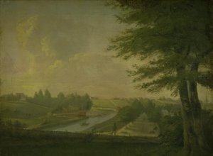 オーデンセ運河の敷地 作： Wilhelm Bendz