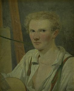 自画像 作： Wilhelm Bendz