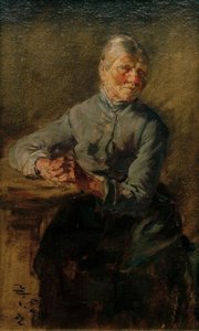 老婦人 作： Wilhelm Busch