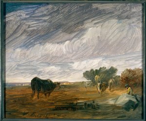 牧草地で 作： Wilhelm Busch