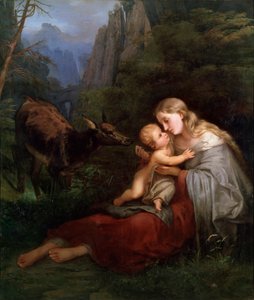 ブラバントのジュヌヴィエーヴ」 19世紀 作： Wilhelm Friedrich Herbig