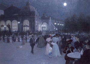 市民公園のナイトコンサート 作： Wilhelm Gause