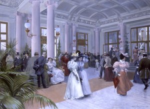 Das Vestibül des Kaiserbads (帝国浴場の前庭) 作： Wilhelm Gause