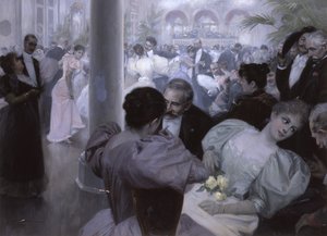 Reunion im Kurhaus (スパハウスの舞踏会) 作： Wilhelm Gause