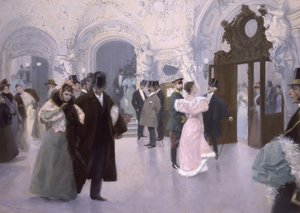 Theatre-Vestibül (劇場の前庭) 作： Wilhelm Gause