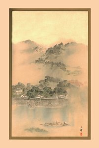 淀川の春の朝、c1870、1886 作： Wilhelm Greve