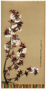 三河の桜、19世紀1886 作： Wilhelm Greve