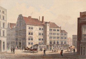 ハンブルク1845年カイザーホーフ・ホテル側の眺め