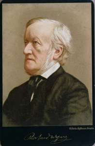 リチャード・ワーグナーの肖像（1813-83）（カラー写真） 作： Wilhelm Hoffmann