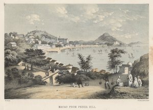 ペニャヒルのマカオ、1855 作： Wilhelm Joseph Heine