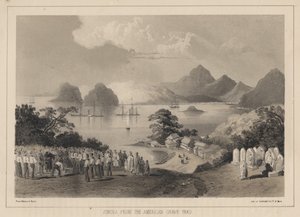 アメリカの墓地からのシモダ、1885 作： Wilhelm Joseph Heine