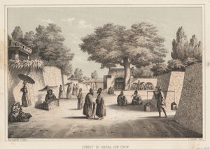 ナパのストリート、ルーチュー、1855