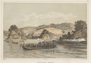 To-Ri-Sa-Ki、Yedo Bay、1855 作： Wilhelm Joseph Heine