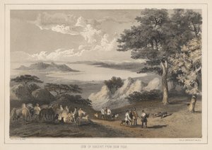 雪のピークからのハコダディの眺め、1855 作： Wilhelm Joseph Heine