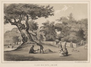 ナパ近くの村、ルーチュー、1855 作： Wilhelm Joseph Heine