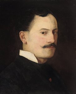 画家ユリウス・ボーデンシュタイン 作： Wilhelm Maria Hubertus Leibl