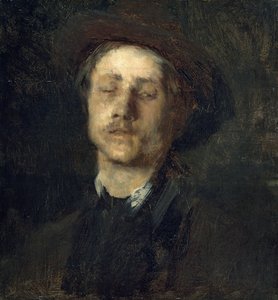 盲人の頭 作： Wilhelm Maria Hubertus Leibl