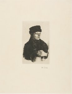 水差しを持つ農民の少年 作： Wilhelm Maria Hubertus Leibl