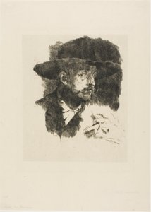 スモーカー 作： Wilhelm Maria Hubertus Leibl