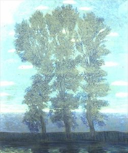 湖の前の木 作： Wilhelm List